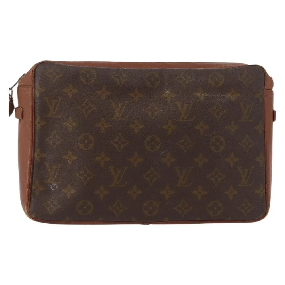 Louis Vuitton Monogram Sac Bandouliere Shoulder Bag Brown